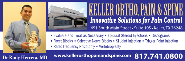 Keller Ortho, Pain and Spine - Keller Tx - Texas Blaze - Keller Newspaper