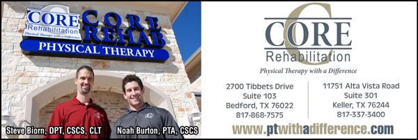 core rehabilitation - texas blaze newspaper - texasblaze.net - 817-601-7110